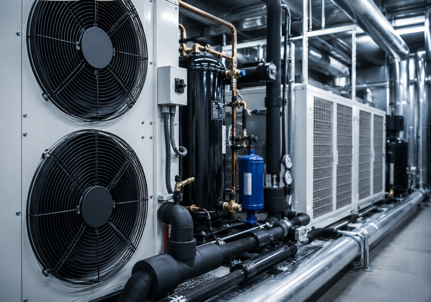 Industrial refrigeration and HVAC equipment installed by Norton Services